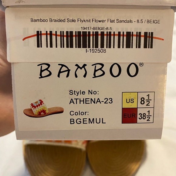 NEW in box, never worn Bamboo Athena sandals. Size 8.5 - Picture 3 of 5